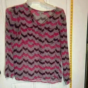 Women's Sheer Charlotte Russe Blouse, Size Medium